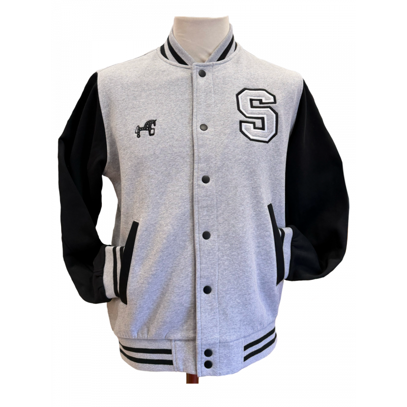 copia de Chaqueta Beisbolera Gris