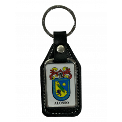 Llavero heráldico apellido Alonso