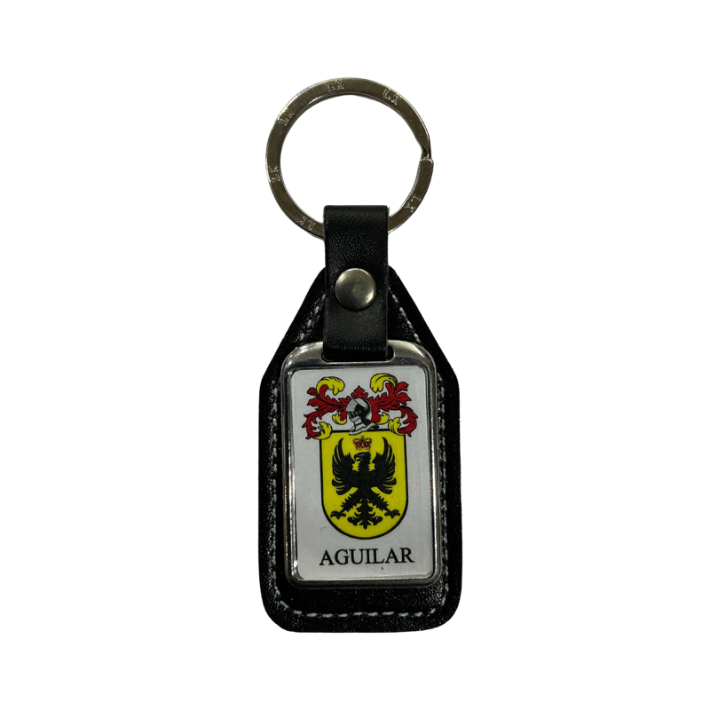 Llavero heráldico apellido Aguilar
