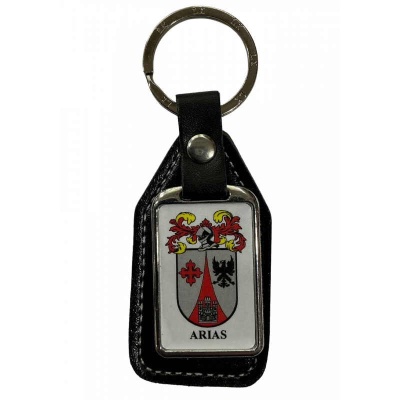Llavero heráldico apellido Arias