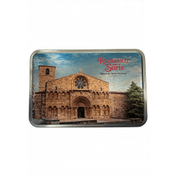 Caja Metálica Santo Domingo rellena de caramelos de mantequilla