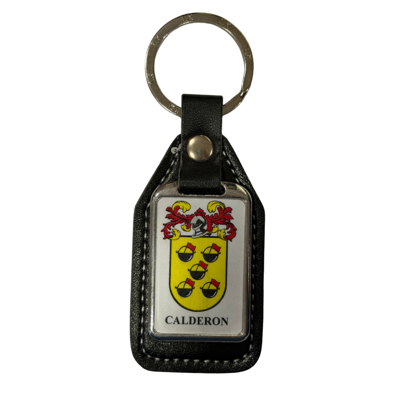 Llavero heráldico apellido CALDERON