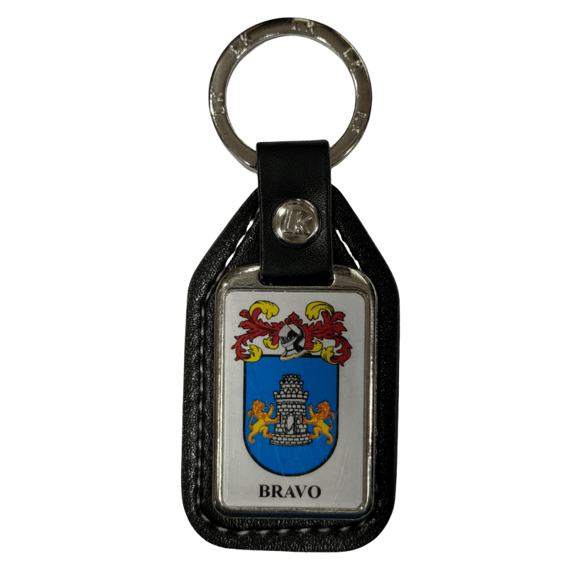 Llavero heráldico apellido BRAV0
