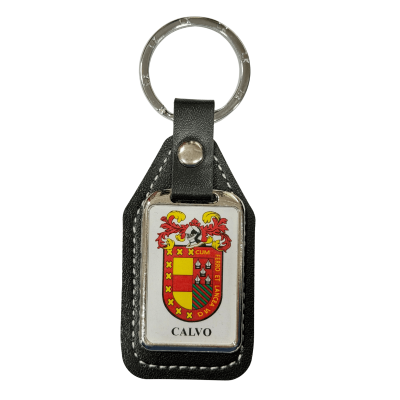 Llavero heráldico apellido CALVO