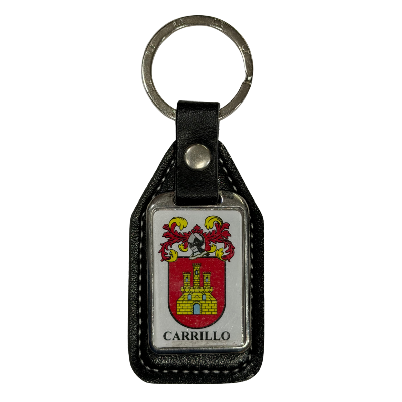 copia de Llavero heráldico apellido CARRILLO