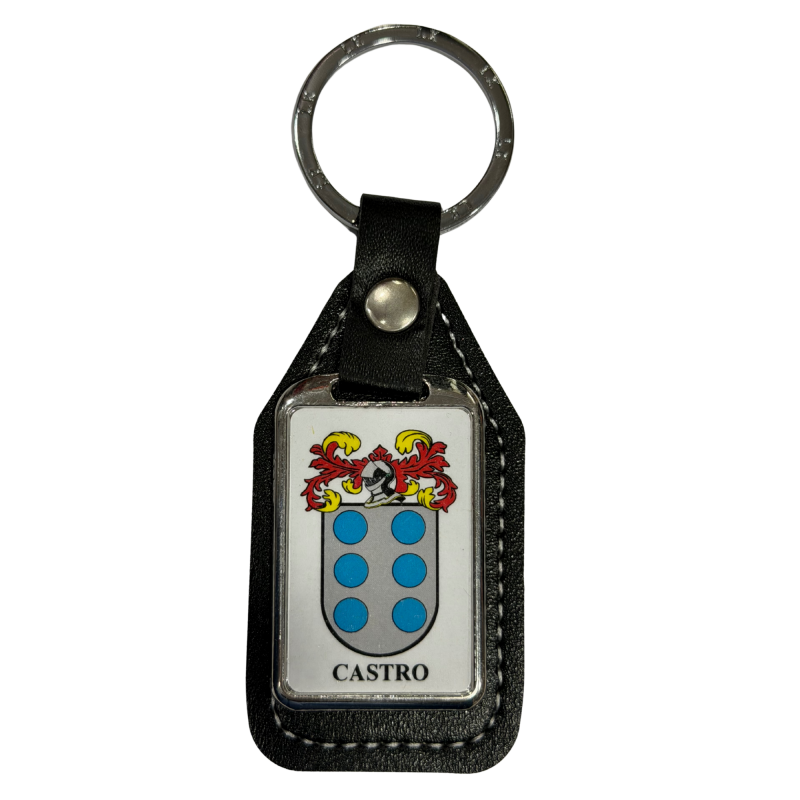 Llavero heráldico apellido CASTRO