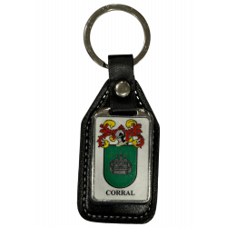 Llavero heráldico apellido CORRAL