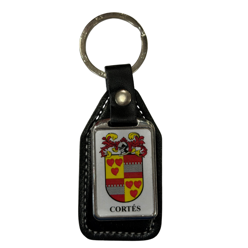 Llavero heráldico apellido CORTÉS