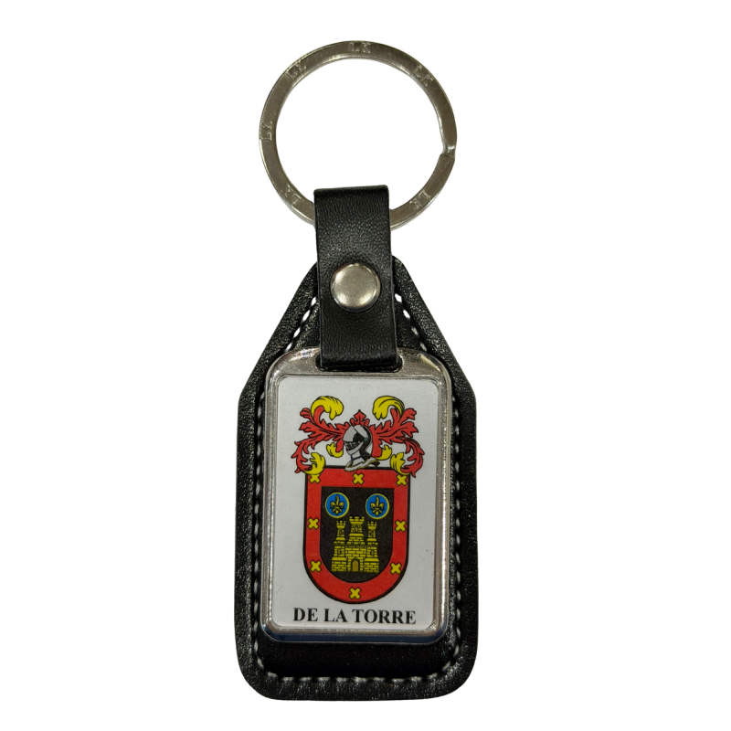 Llavero heráldico apellido DE LA TORRE