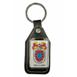 Llavero heráldico apellido DELGADO