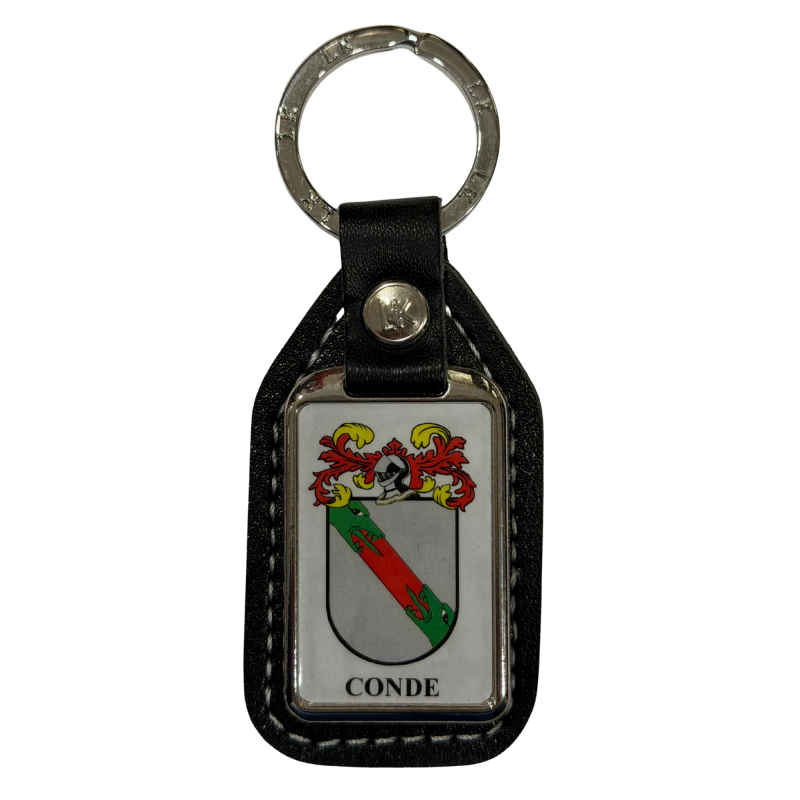 Llavero heráldico apellido CONDE