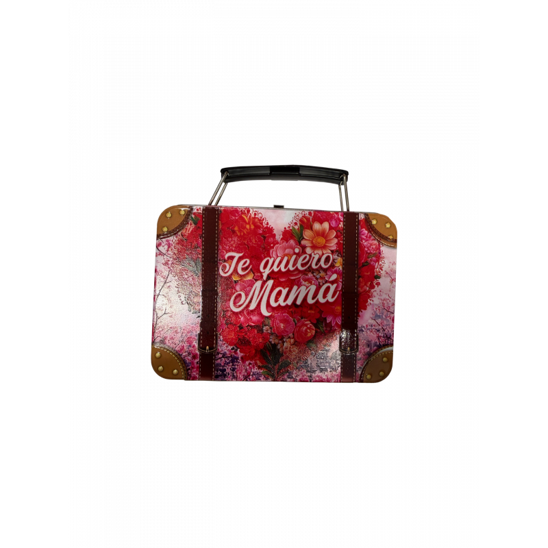 Lata Metálica Rellena de bombones de chocolate con leche rellenos de avellana