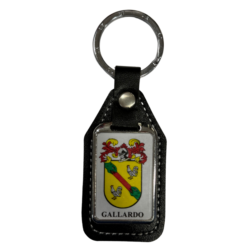 Llavero heráldico apellido GALLARDO