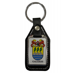 Llavero heráldico apellido GALLEGO