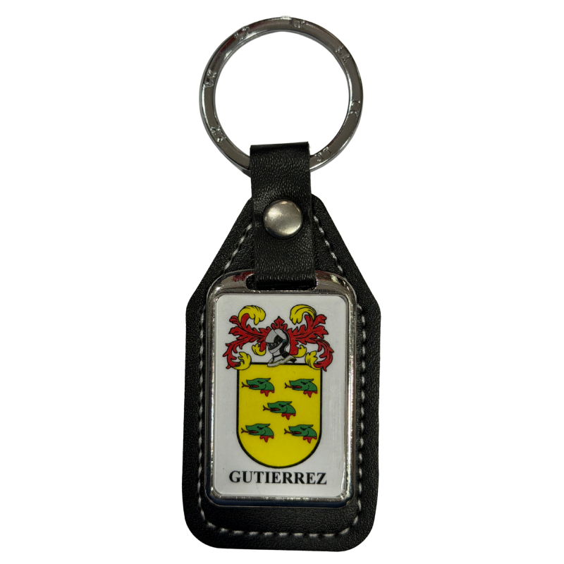 Llavero heráldico apellido GUTIERREZ
