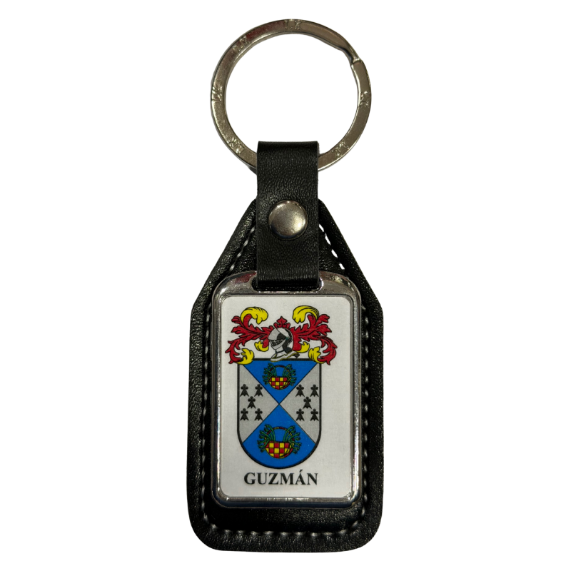 Llavero heráldico apellido GUZMÁN