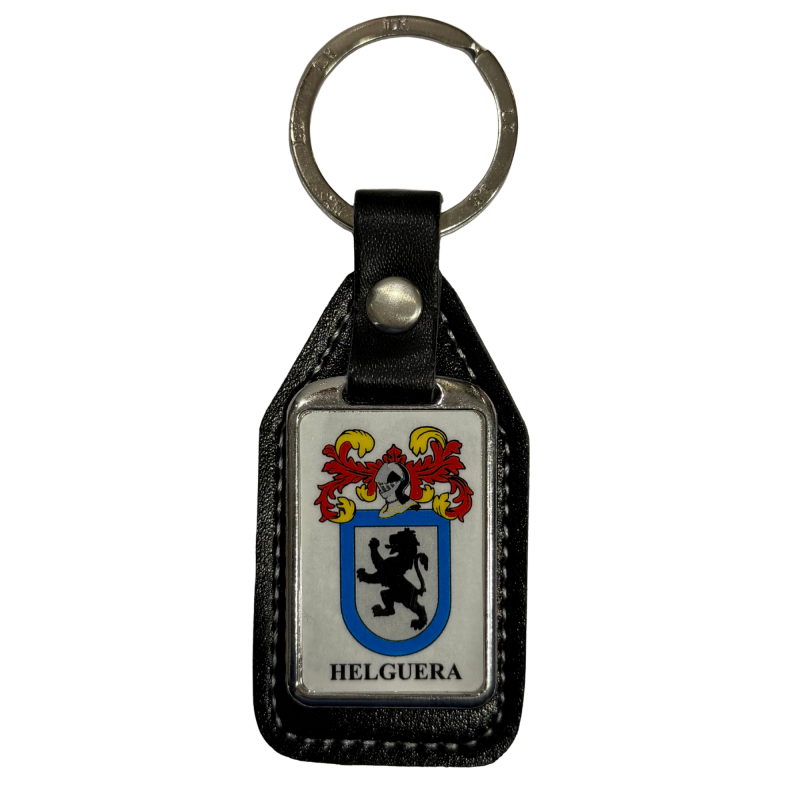 Llavero heráldico apellido HELGUERA