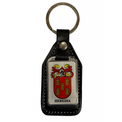 Llavero heráldico apellido HEREDIA