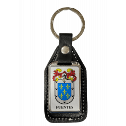 Llavero heráldico apellido FUENTES