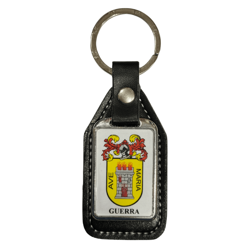 Llavero heráldico apellido GUERRA