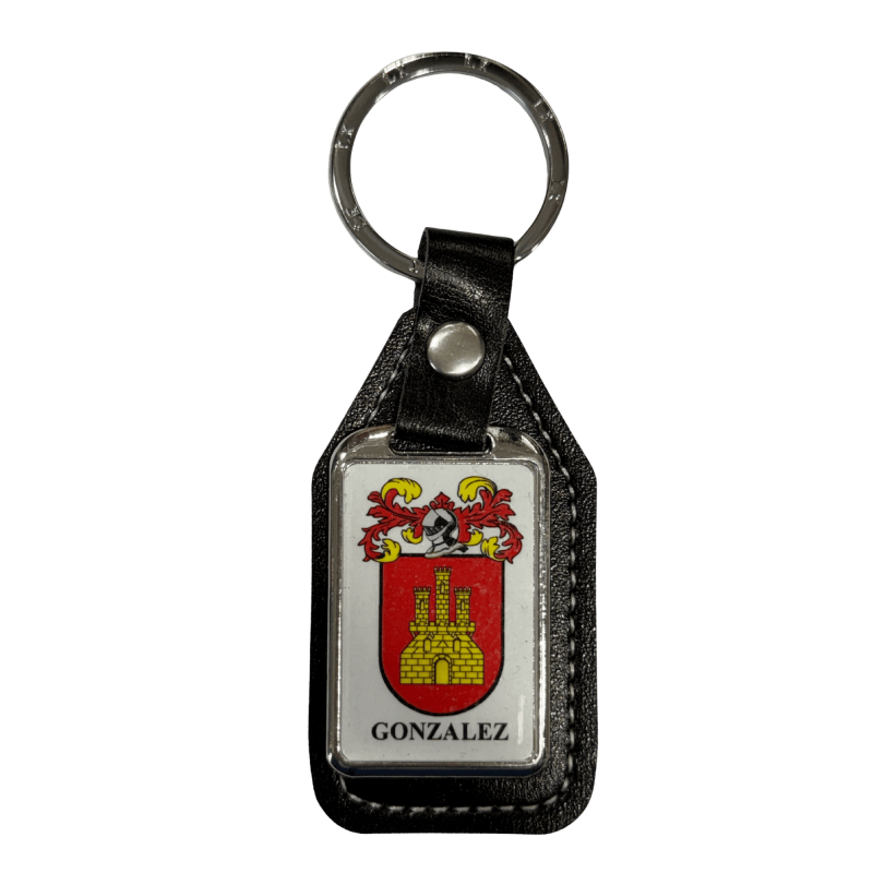Llavero heráldico apellido GONZALEZ