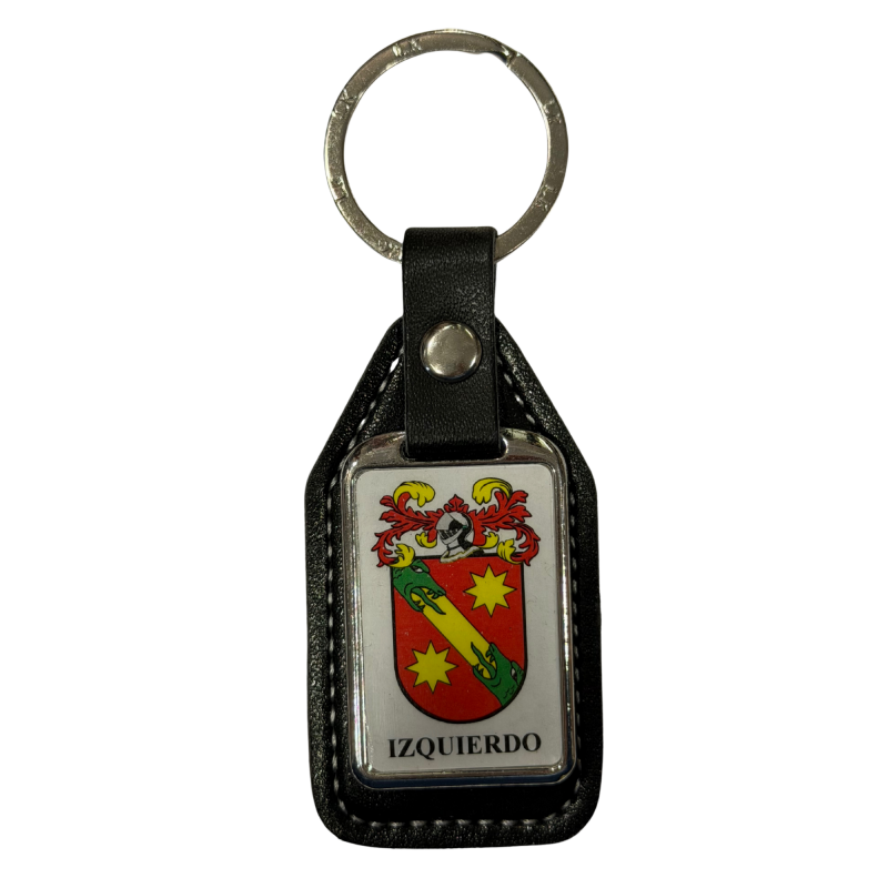 Llavero heráldico apellido IZQUIERDO