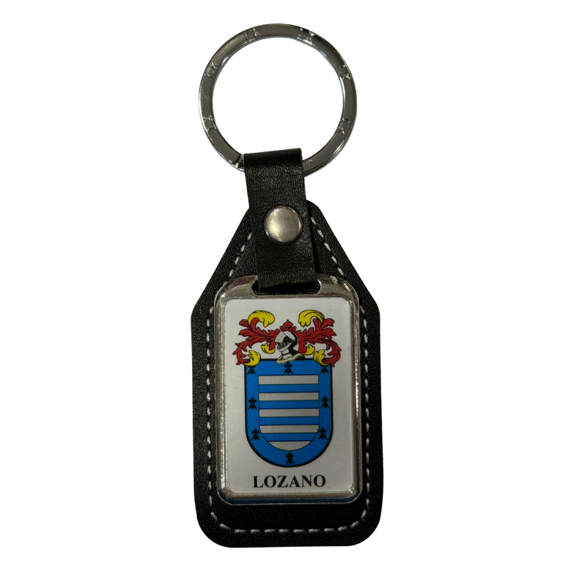 Llavero heráldico apellido LOZANO
