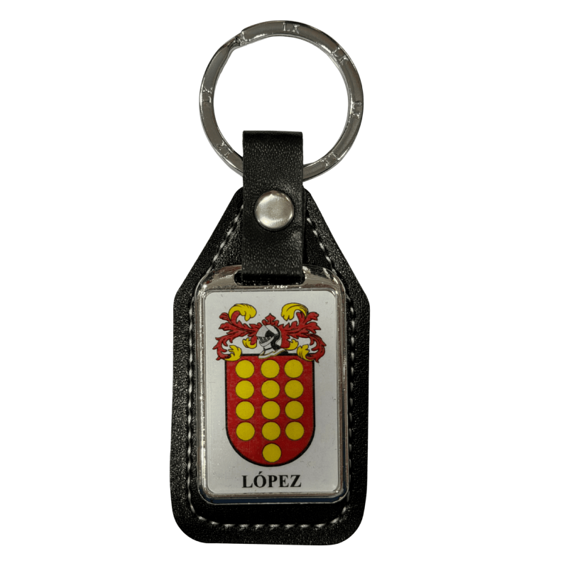 Llavero heráldico apellido LÓPEZ