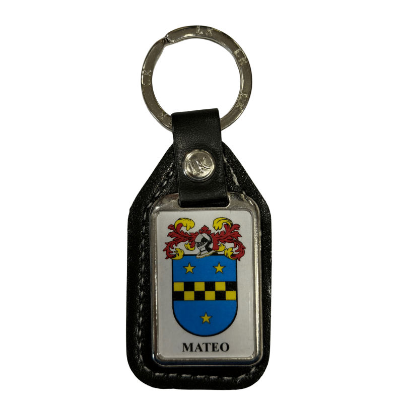 Llavero heráldico apellido MATEO