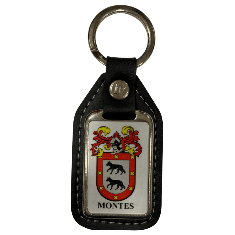 Llavero heráldico apellido MONTES