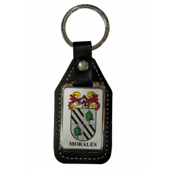 Llavero heráldico apellido MORALES