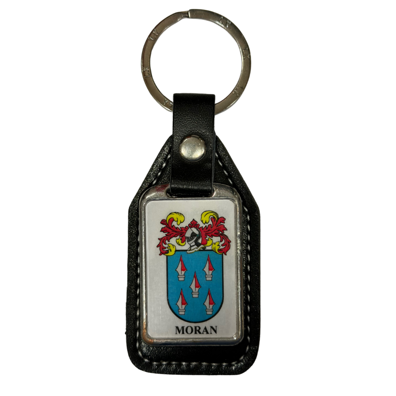 Llavero heráldico apellido MORAN