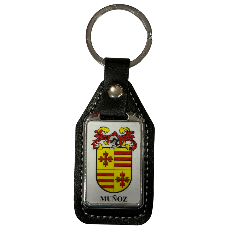 Llavero heráldico apellido MUÑOZ
