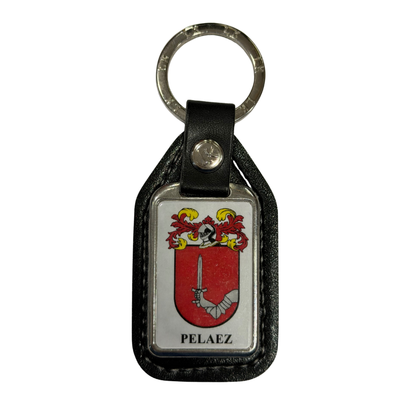 Llavero heráldico apellido PELAEZ