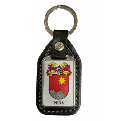 Llavero heráldico apellido PEÑA