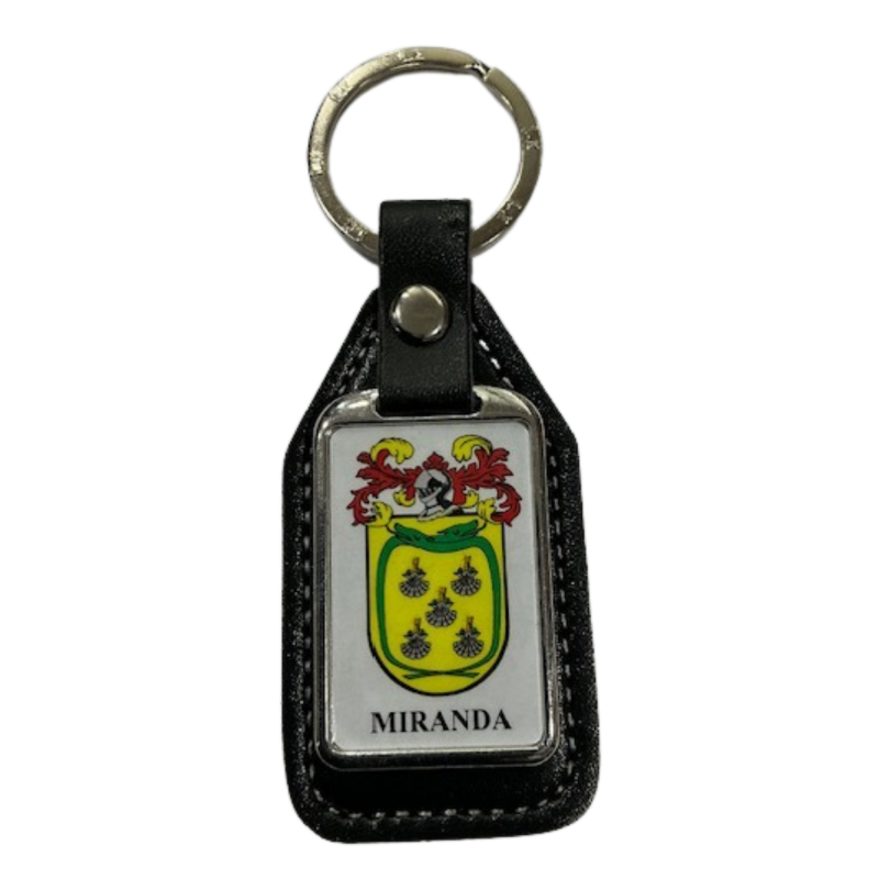 Llavero heráldico apellido MIRANDA