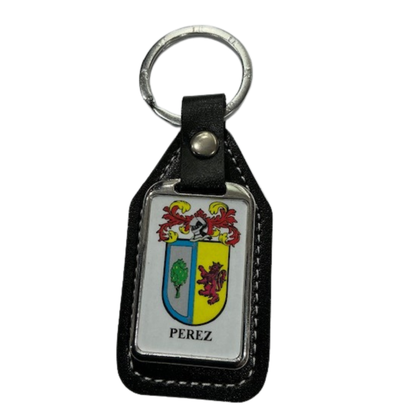 Llavero heráldico apellido PEREZ