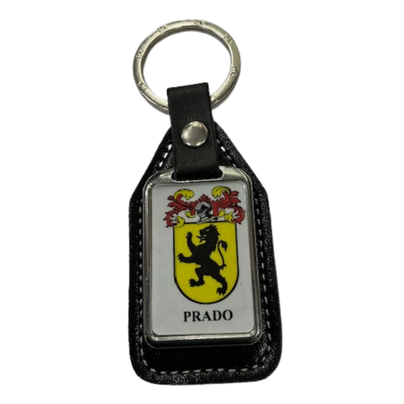 Llavero heráldico apellido PRADO