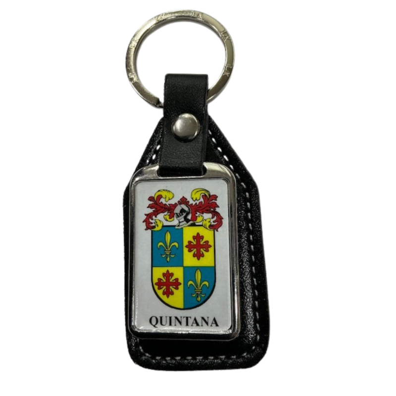 Llavero heráldico apellido QUINTANA