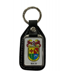 Llavero heráldico apellido RICO