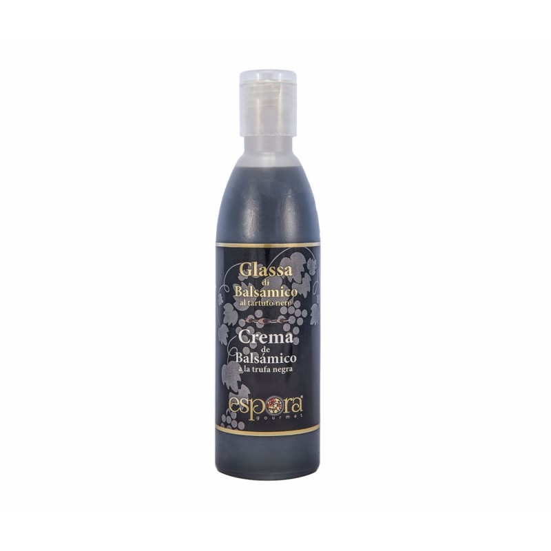 Crema de balsámico a la trufa negra