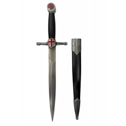 Daga Templaria grabado Soria Cruz Roja