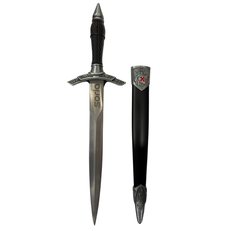 Daga Templaria grabado Soria Caballero Templario