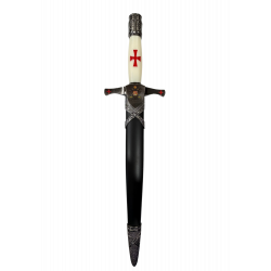 Daga Templaria grabado Soria Mango Blanco