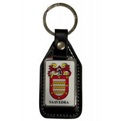 Llavero heráldico apellido SAAVEDRA