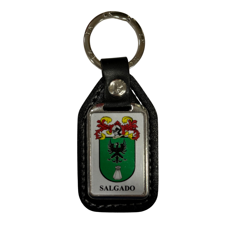 Llavero heráldico apellido SALGADO
