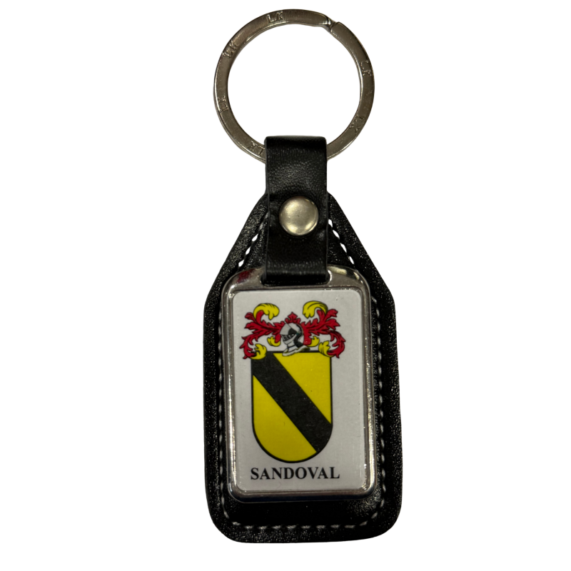 Llavero heráldico apellido SANDOVAL