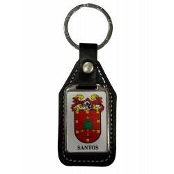 Llavero heráldico apellido SANTOS