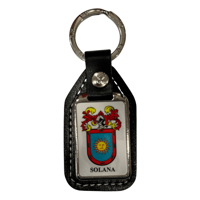 Llavero heráldico apellido SOLANA