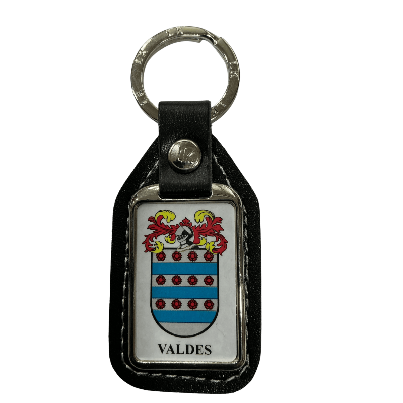 Llavero heráldico apellido VALDES